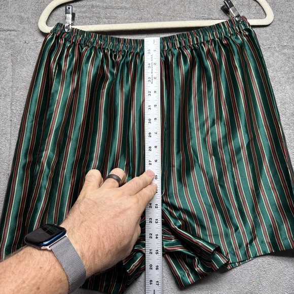 Victoria’s Secret Gold Label‎ Green Satin Pajama Set L Vintage Y2K Sleepwear - Picture 10 of 14